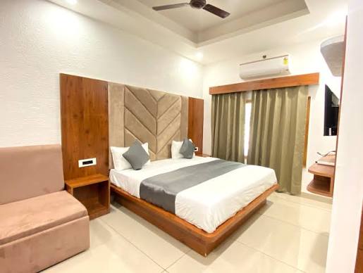Super Deluxe room interior at Tirumala